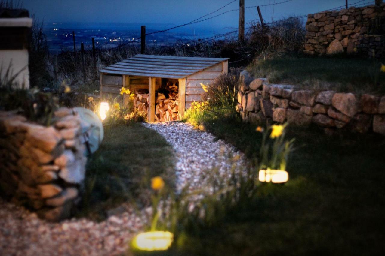 Scandi Cabin On A Hill, With Stunning Panoramic Views Ludgvan Exterior foto